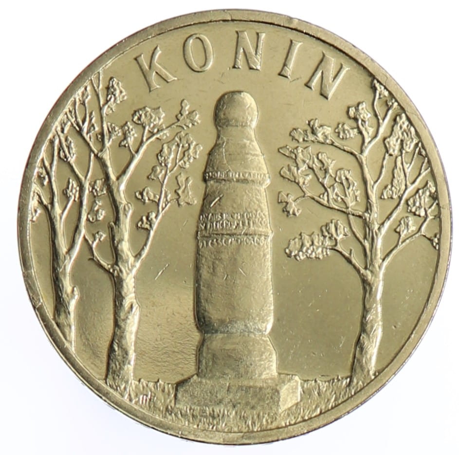 Moneta 2 zł Konin - 2008 rok