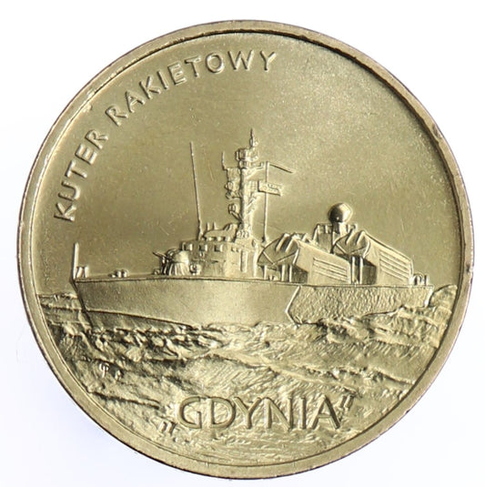 Moneta 2 zł Kuter rakietowy „Gdynia” - 2013 rok