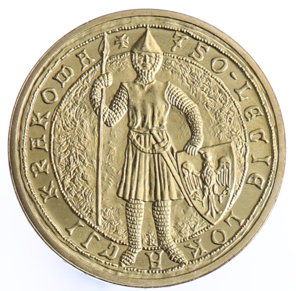 Moneta 2 zł Lokacja Krakowa - 2007 rok