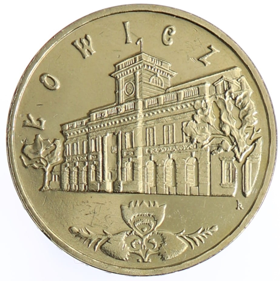 Moneta 2 zł Łowicz - 2008 rok