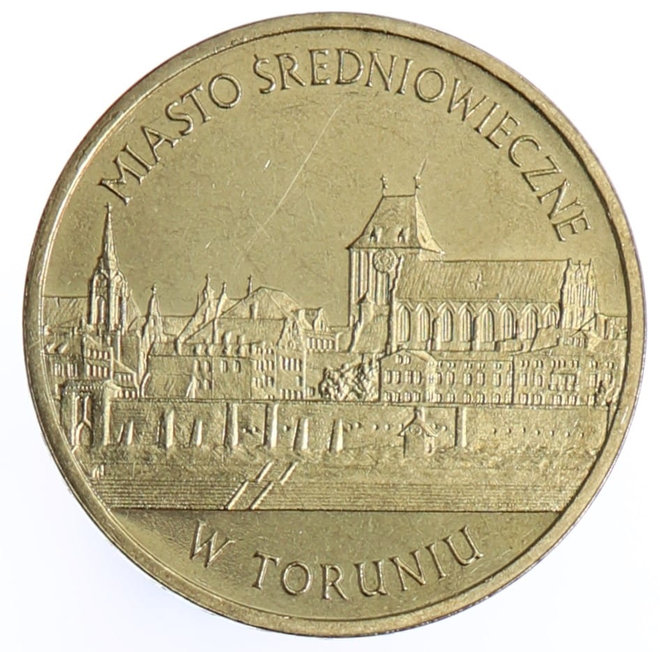 Moneta 2 zł Miasto w Toruniu - 2007 rok
