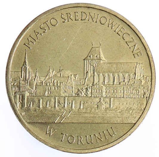 Moneta 2 zł Miasto w Toruniu - 2007 rok