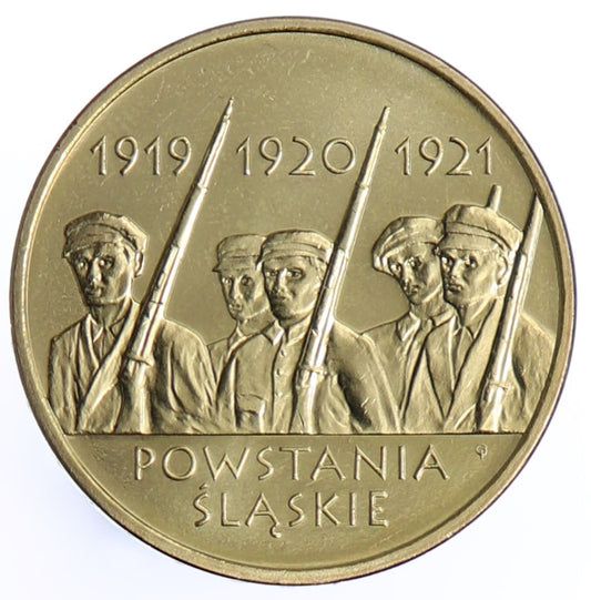 Moneta 2 zł Powstania Śląskie - 2011 rok