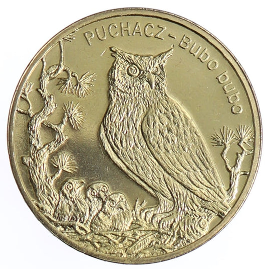 Moneta 2 zł Puchacz - 2005 rok