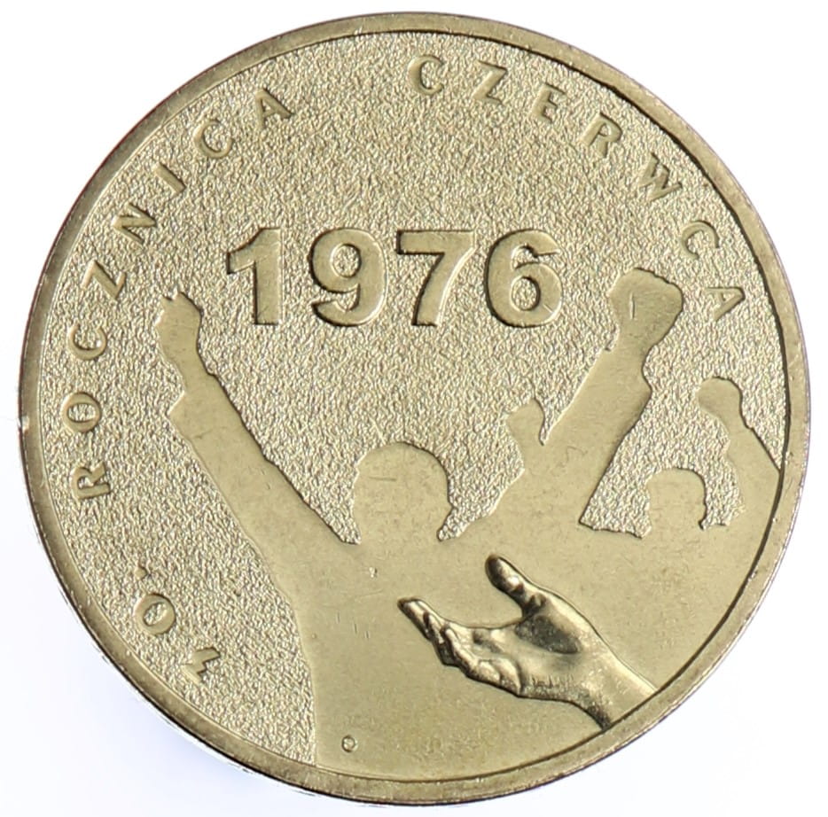 Moneta 2 zł Rocznica Czerwca ‘76 - 2006 rok