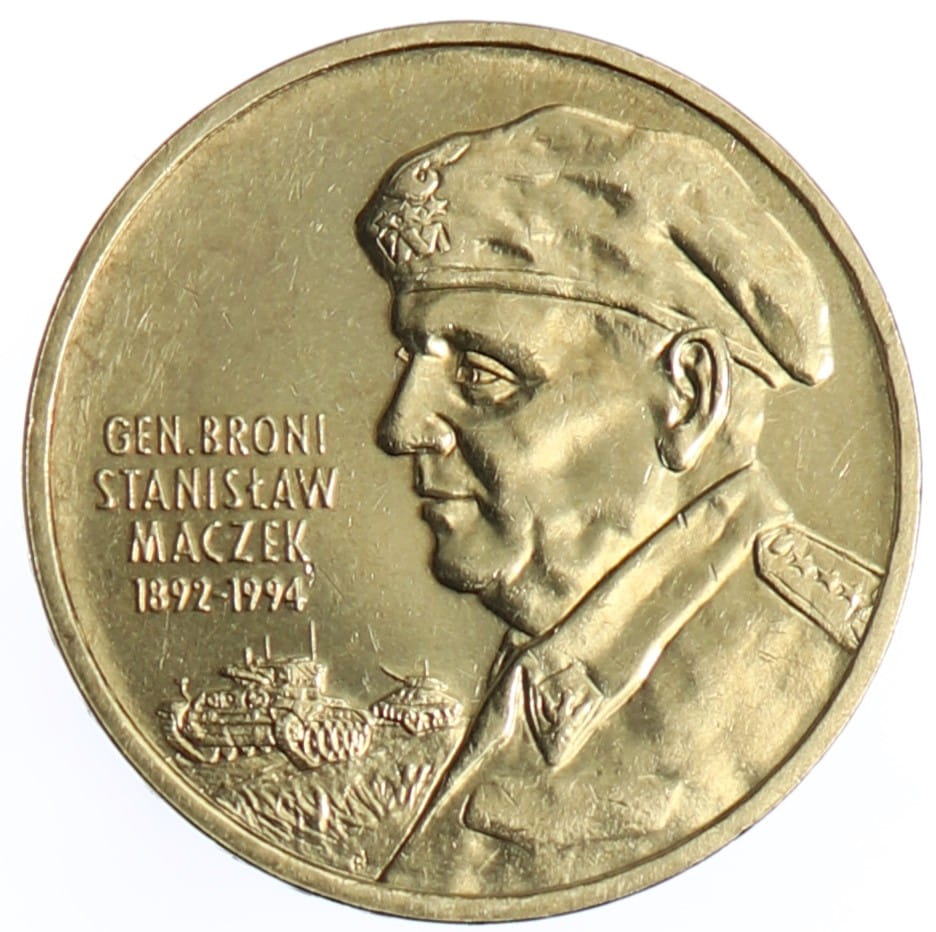 Moneta 2 zł Stanisław Maczek - 2003 rok