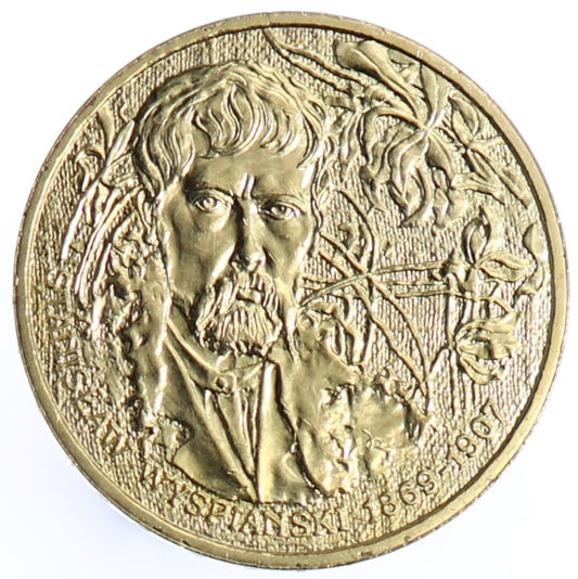 Moneta 2 zł Stanisław Wyspiański - 2004 rok