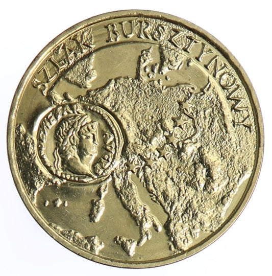 Moneta 2 zł Szlak bursztynowy - 2001 rok