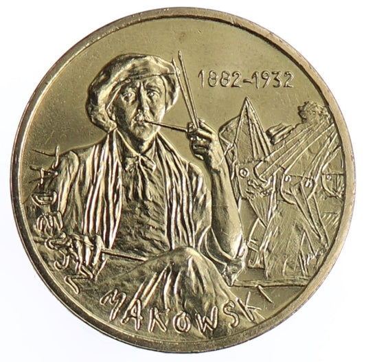 Moneta 2 zł Tadeusz Makowski - 2005 rok