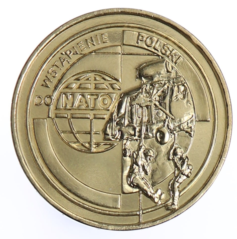 Moneta 2 zł Wejście Polski do NATO - 1999 rok