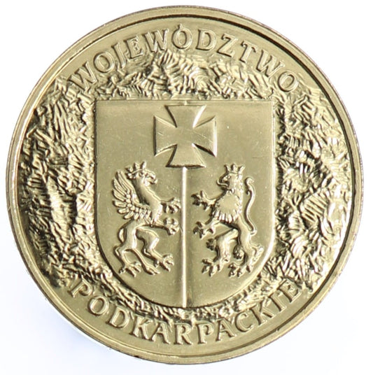 Moneta 2 zł Województwo Podkarpackie - 2004 rok