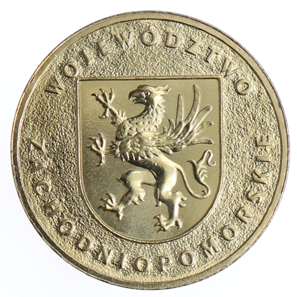 Moneta 2 zł Województwo Zachodniopomorskie - 2005 rok