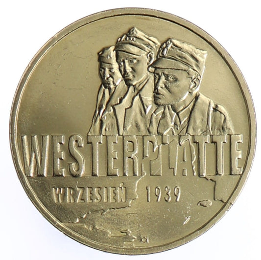 Moneta 2 zł Wrzesień 1939 - 2009 rok