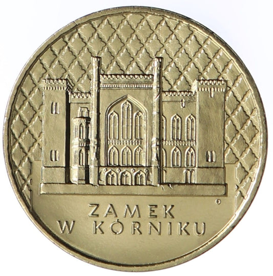 Moneta 2 zł Zamek w Kórniku - 1998 rok