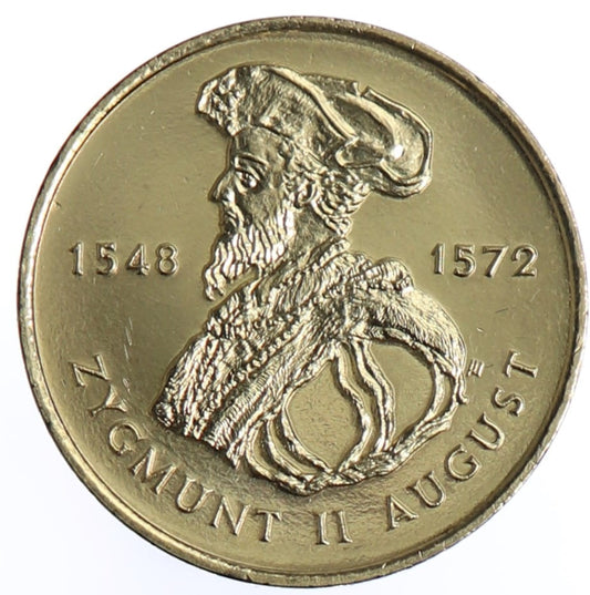 Moneta 2 zł Zygmunt II August - 1996 rok