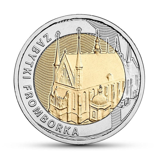 Moneta 5 zł Zabytki Fromborka