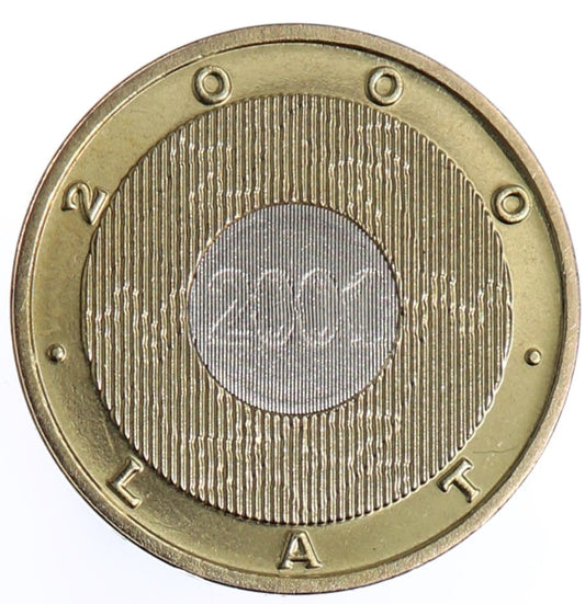 Moneta 2 zł Rok 2000 - 2000 rok