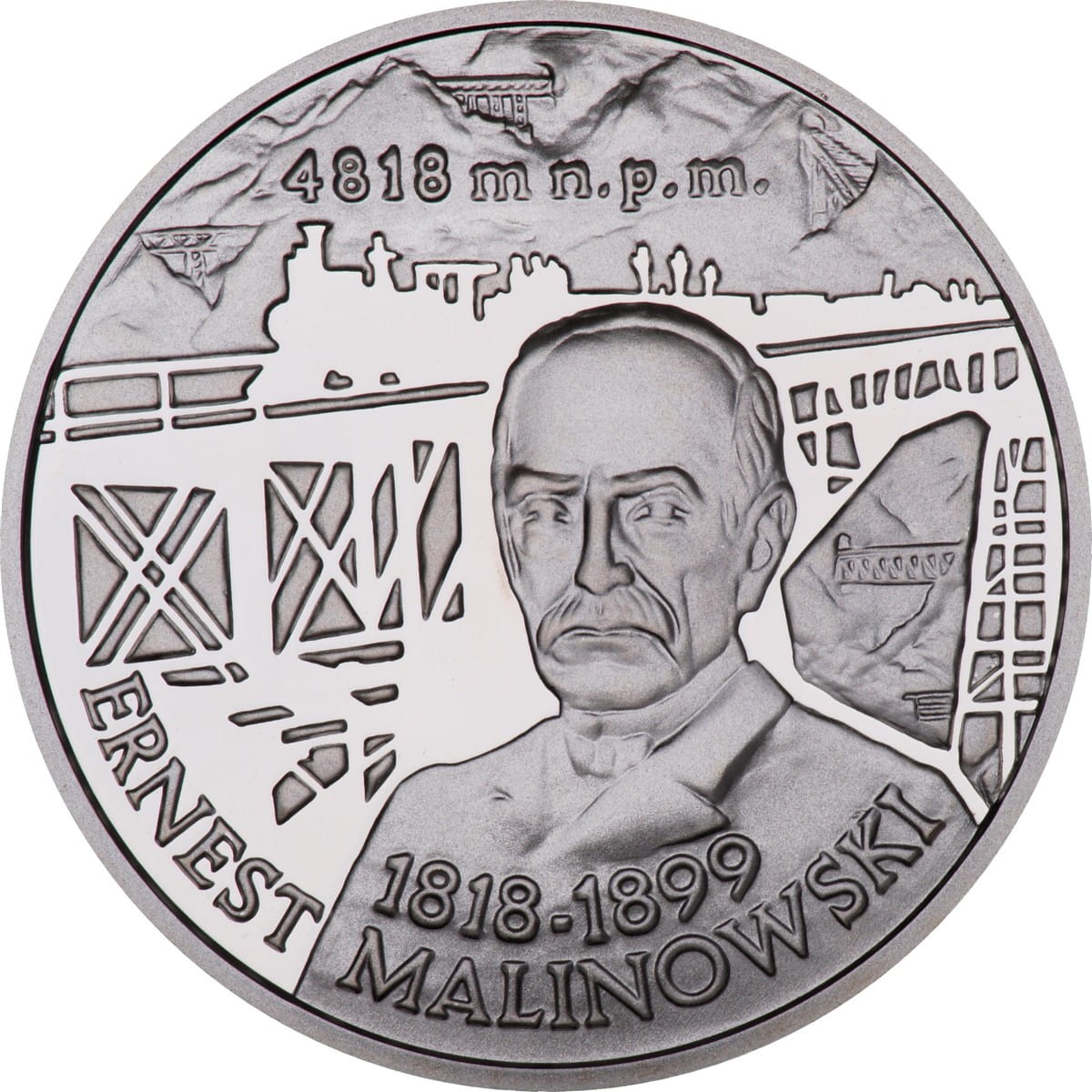 Moneta 10 zł Ernest Malinowski