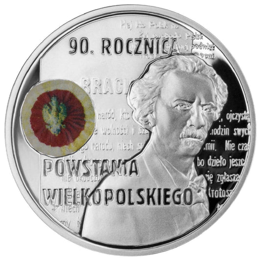Moneta 10 zł 90. Rocznica Powstania Wielkopolskiego