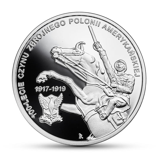 Moneta 10 zł Czyn zbrojny Polonii amerykańskiej