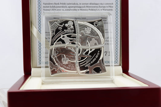 Moneta 10 zł X 4 szt EURO 2012