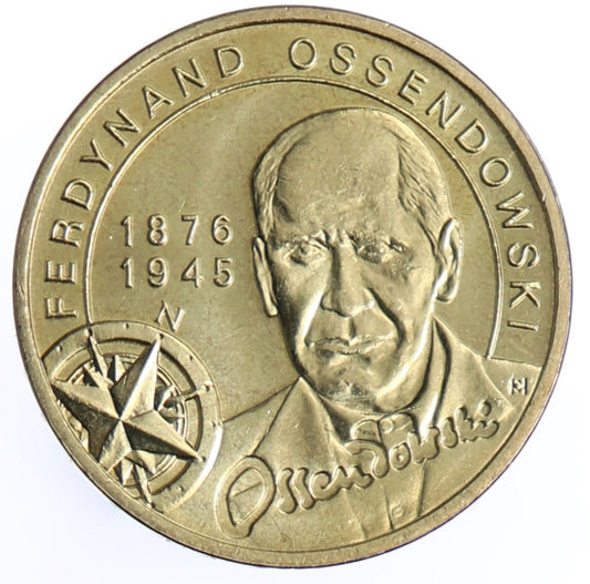 Moneta 2 zł Ferdynand Ossendowski - 2011 rok