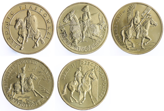 Seria Monet 2 zł - Historia Jazdy Polskiej - 2006-2011 rok