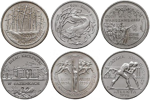 Komplet monet 2 zł - 1995 rok