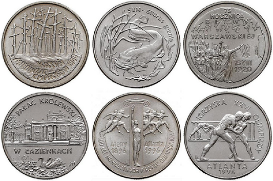 Komplet monet 2 zł - 1995 rok