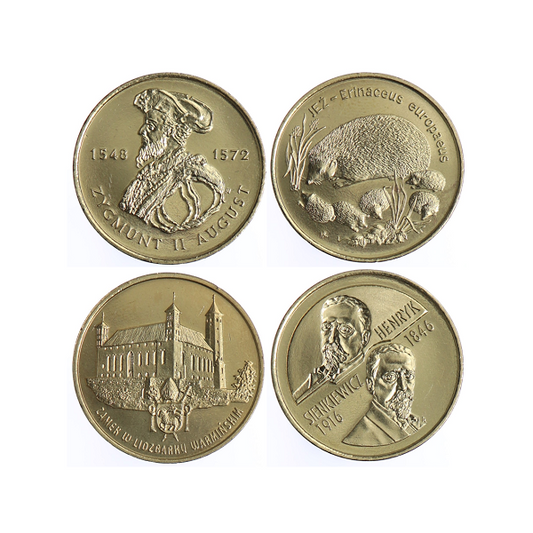 Komplet monet 2 zł - 1996 rok