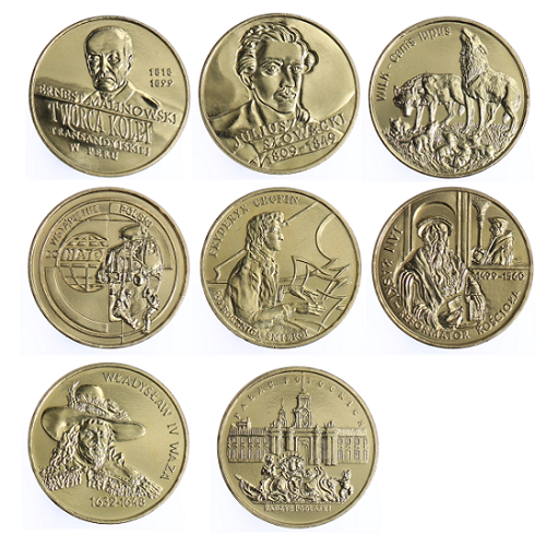 Komplet monet 2 zł - 1999 rok