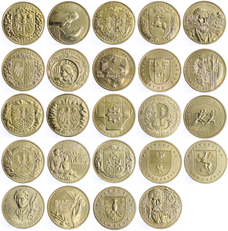 Komplet monet 2 zł - 2004 rok