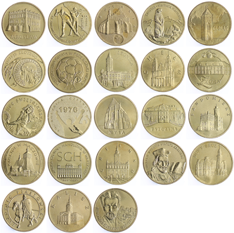 Komplet monet 2 zł - 2006 rok