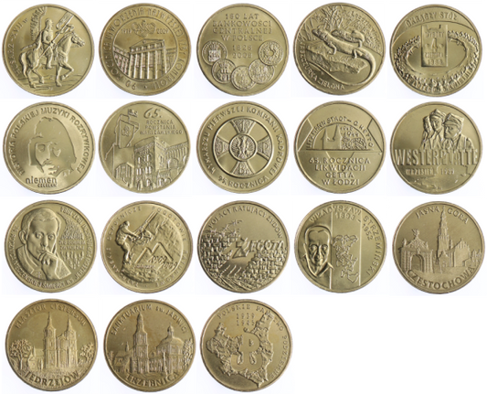 Komplet monet 2 zł - 2009 rok