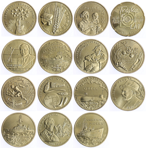 Komplet monet 2 zł - 2012 rok