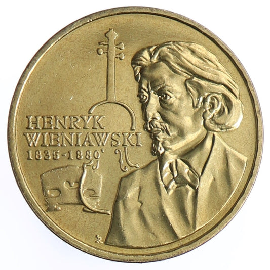 Moneta 2 zł Henryk Wieniawski - 2001 rok