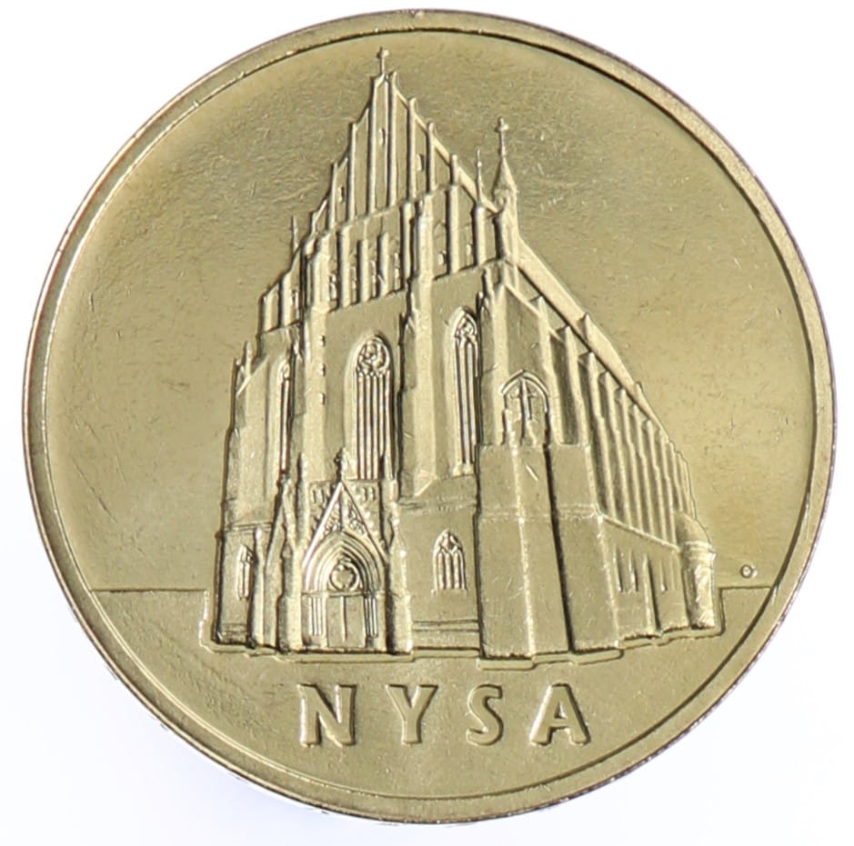 Moneta 2 zł Nysa - 2006 rok
