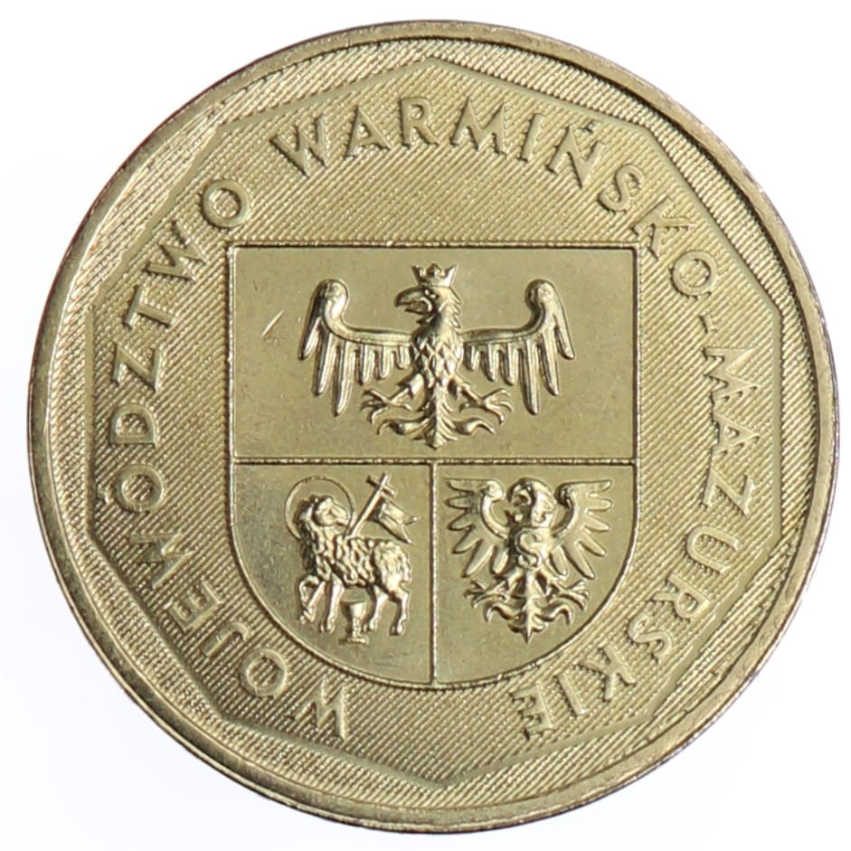 Moneta 2 zł Województwo Warmińsko-mazurskie - 2005 rok