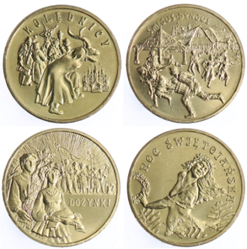 Seria monet 2 zł - Polski Rok Obrzędowy - 2001-2006 rok