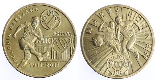 Seria monet 2 zł - Polskie Kluby Piłkarskie - 2011-2013 rok